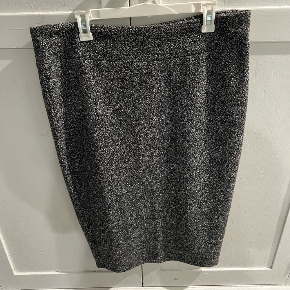 Black and White Pencil Skirt